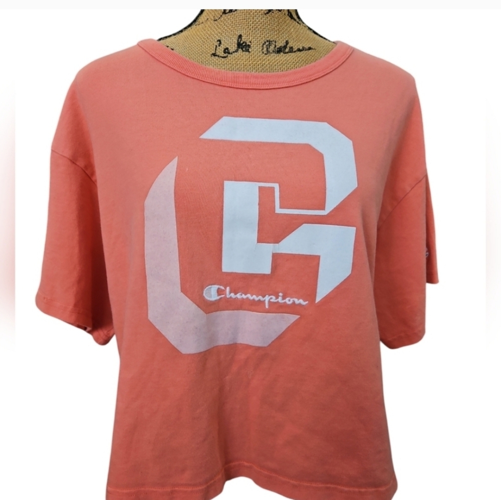 Champion Peach Atheleisure Workout Sportswear Logo Athletic Size XL - Picture 6 of 6